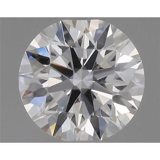 0.41 Carat Round F IF EX GIA Natural Diamond