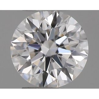 0.2 Carat Round D VVS1 EX GIA Natural Diamond