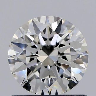 0.73 Carat Round H VVS1 EX GIA Natural Diamond