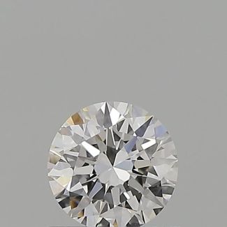 0.51 Carat Round F VVS1 EX GIA Natural Diamond