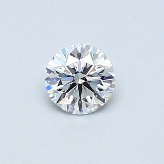 0.35 Carat Round D VVS1 VG GIA Natural Diamond