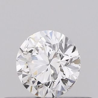 0.31 Carat Round F SI2 EX VG GIA Natural Diamond