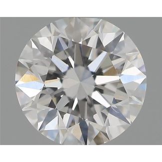 0.60 Carat Round E VS2 EX GIA Natural Diamond