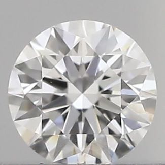 0.18 Carat Round E VVS2 EX GIA Natural Diamond