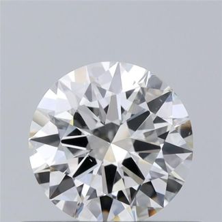 0.50 Carat Round H SI1 VG EX GIA Natural Diamond