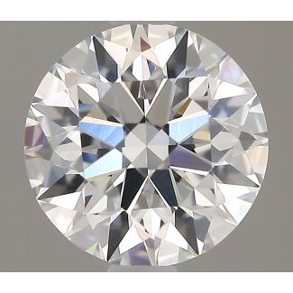 0.72 Carat Round D VVS2 EX GIA Natural Diamond