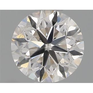 0.50 Carat Round H SI1 VG EX GIA Natural Diamond