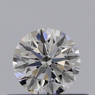 0.32 Carat Round H VVS2 EX GIA Natural Diamond