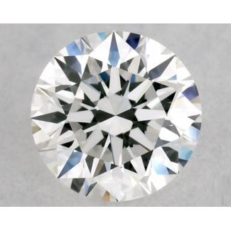 0.38 Carat Round F VVS2 EX GIA Natural Diamond