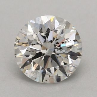 0.3 Carat Round H SI2 EX GIA Natural Diamond