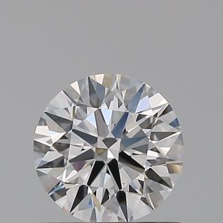 0.59 Carat Round E VVS1 EX GIA Natural Diamond