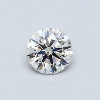 0.45 Carat Round G SI1 EX VG GIA Natural Diamond