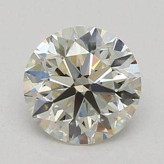 0.41 Carat Round K VVS1 VG EX GIA Natural Diamond