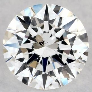 0.5 Carat Round E SI2 EX GIA Natural Diamond