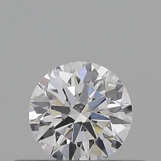 0.27 Carat Round D VVS1 EX GIA Natural Diamond