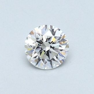 0.39 Carat Round D VS2 VG EX GIA Natural Diamond