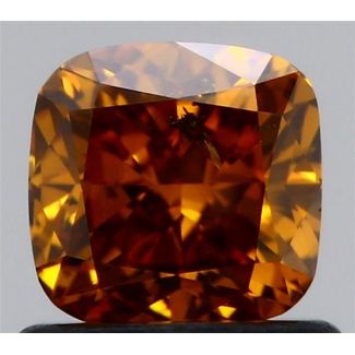 0.91 Carat Cushion Modified Fancy Deep Brown I1 - VG GD GIA Natural Diamond