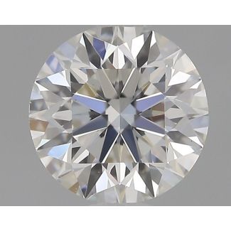 0.5 Carat Round H VS1 EX GIA Natural Diamond