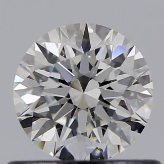 0.50 Carat Round F VS2 EX GIA Natural Diamond