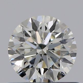 0.50 Carat Round J IF EX GIA Natural Diamond