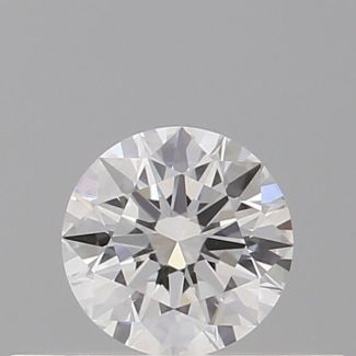 0.27 Carat Round D VVS1 EX GIA Natural Diamond