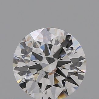 0.30 Carat Round F SI2 EX GIA Natural Diamond