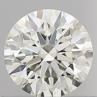 0.6 Carat Round H VVS1 EX IGI Natural Diamond