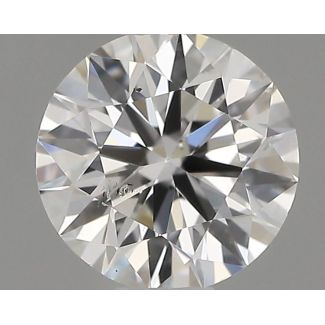 0.5 Carat Round G SI1 EX VG GIA Natural Diamond