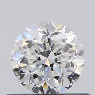 0.51 Carat Round F VS2 P VG GIA Natural Diamond