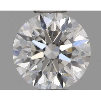 0.45 Carat Round E VVS1 EX GIA Natural Diamond