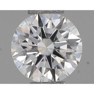 0.27 Carat Round E VS2 EX VG GIA Natural Diamond