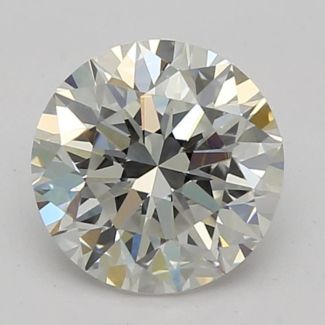 0.70 Carat Round H VVS2 VG EX GIA Natural Diamond