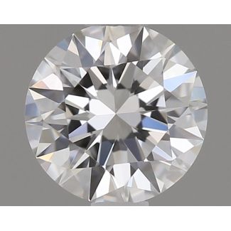 0.4 Carat Round D VS2 EX GIA Natural Diamond