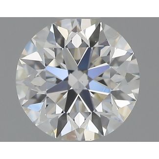 0.6 Carat Round F VS2 EX GIA Natural Diamond