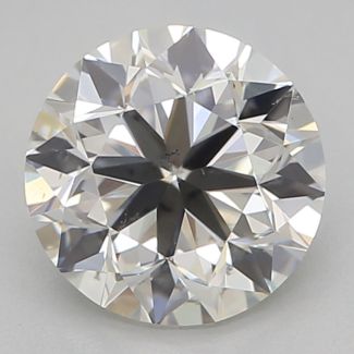 0.91 Carat Round I SI1 VG EX GIA Natural Diamond