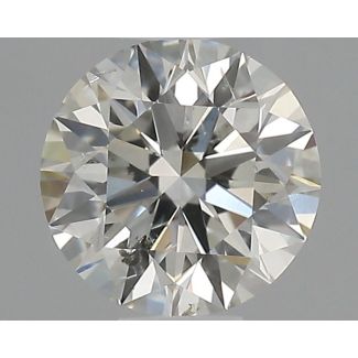 0.4 Carat Round H SI2 EX GIA Natural Diamond