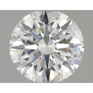 0.24 Carat Round H VVS2 EX GIA Natural Diamond