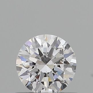 0.5 Carat Round D VVS2 EX GIA Natural Diamond