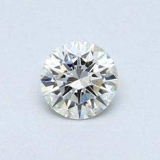 0.39 Carat Round G SI1 VG EX GIA Natural Diamond