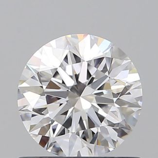 0.8 Carat Round D VS2 EX GIA Natural Diamond