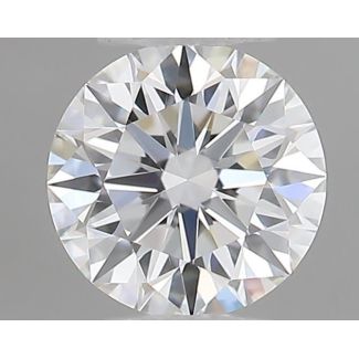 0.27 Carat Round F VVS1 EX GIA Natural Diamond