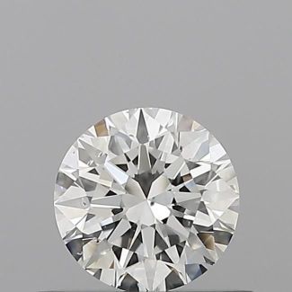 0.5 Carat Round E SI1 EX GIA Natural Diamond