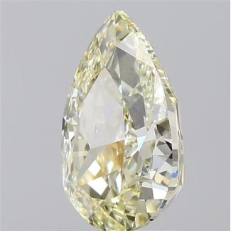 1.51 Carat Pear Yellow VS2 - EX GD GIA Natural Diamond