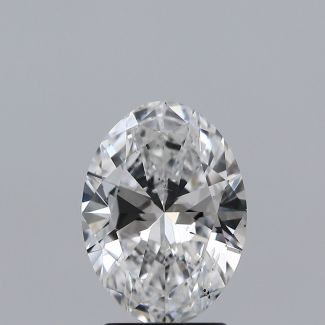 2.01 Carat Oval D SI1 - VG GIA Natural Diamond