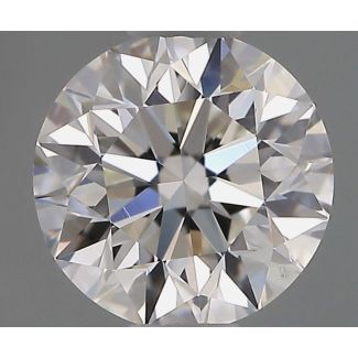 0.75 Carat Round H VS2 EX GIA Natural Diamond