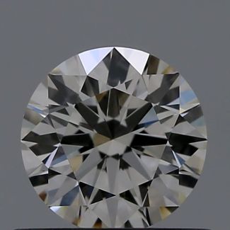 0.51 Carat Round I VS1 EX VG GIA Natural Diamond