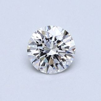 0.48 Carat Round D VS2 EX VG GIA Natural Diamond