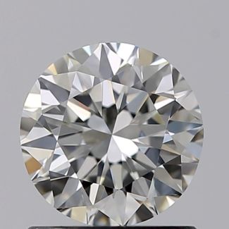 0.91 Carat Round I VVS2 VG EX GIA Natural Diamond