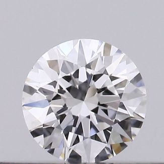 0.17 Carat Round D VS1 EX GIA Natural Diamond