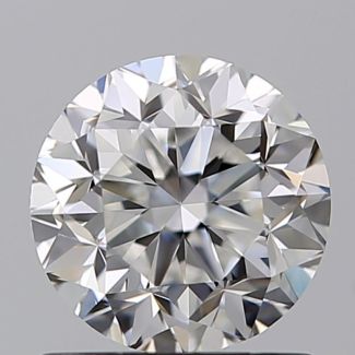 1.00 Carat Round F VS1 EX VG GIA Natural Diamond